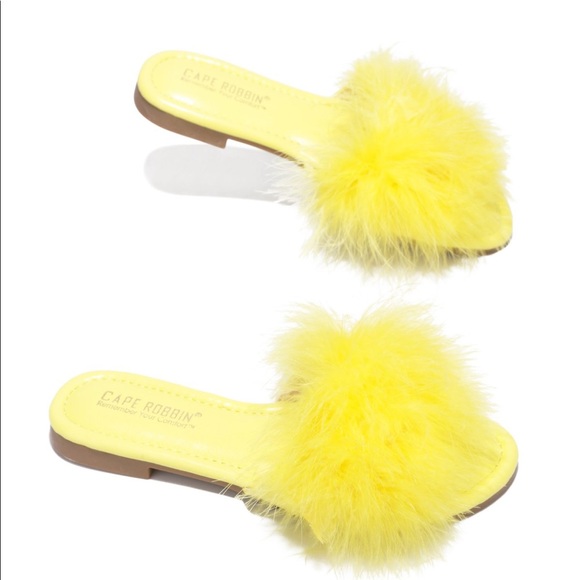 Yellow “lemon drop” Flats - Picture 3 of 5